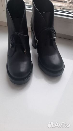 Ботильоны из натуральной кожи