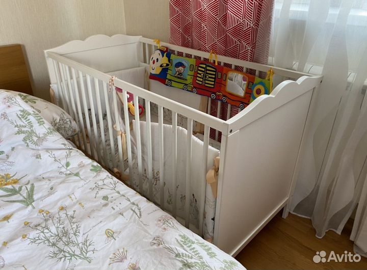 Кроватка IKEA хенсвик