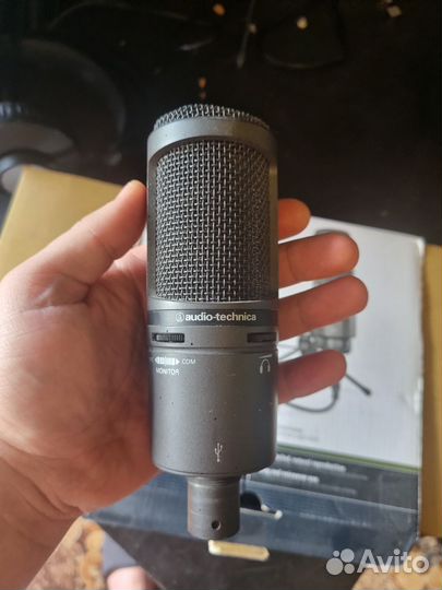 Конденсаторный микрофон AT2020 USB+ audio-technica