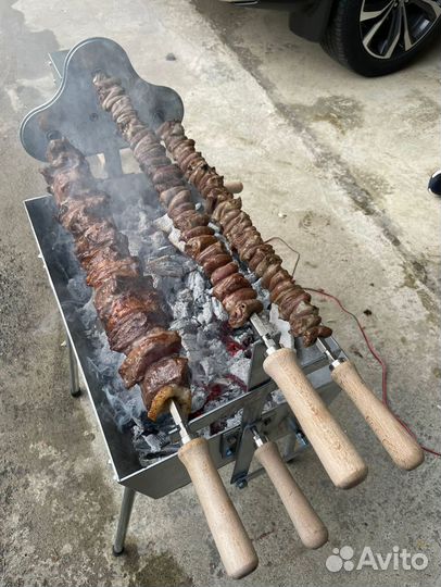 Мангал автоматический угольный