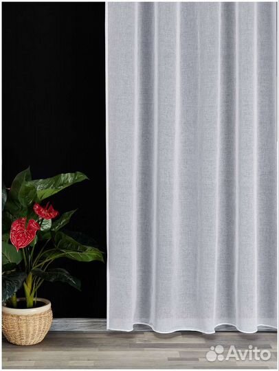 Новая штора тюль 3*2,8 м