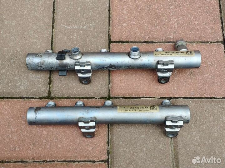 Топливная рампа Audi A6 C6 3.0tdi CAS ASB