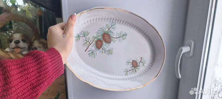 Тарелки сервировочные