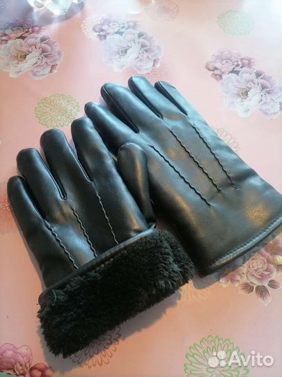 Мужские кожаные перчатки