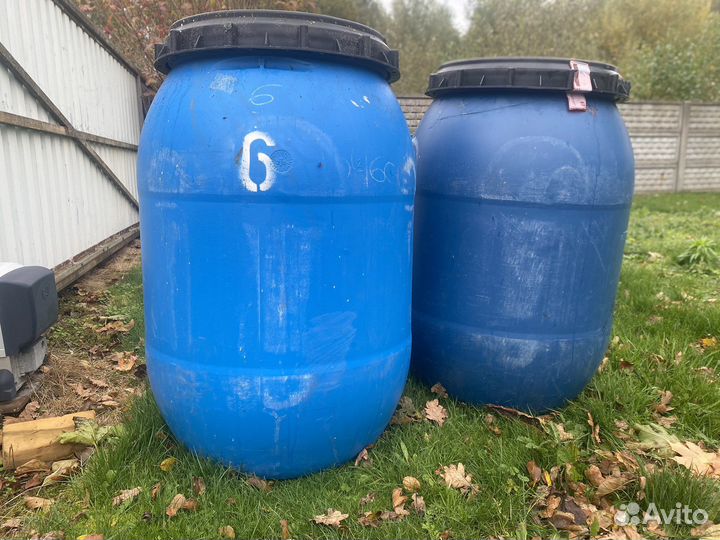 Бочка пластиковая 200 литров бу