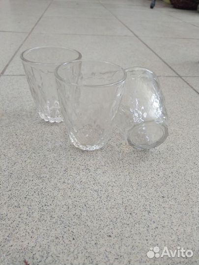 Бутылки стаканы стопки СССР