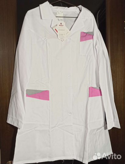 Медицинский халат большого размера новый