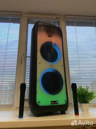 Мощная блютуз колонка 1200 Ватт (Новая + Гарантия)