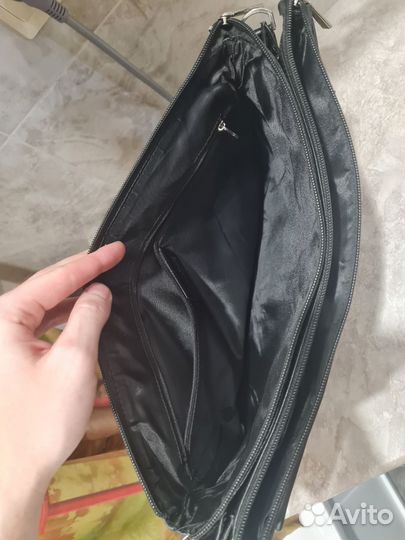 Мужской кожаный портфель