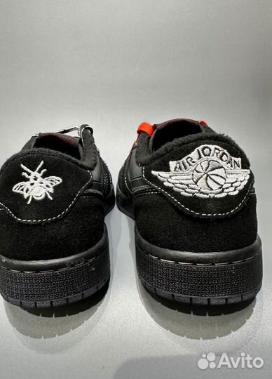Кроссовки Travis Scott X Air Jordan 1 Low Black Ph