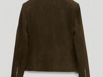 Новая куртка-косуха из замши Massimo Dutti, М