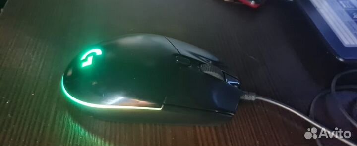 Игровая мышка logitech g102 + наушники