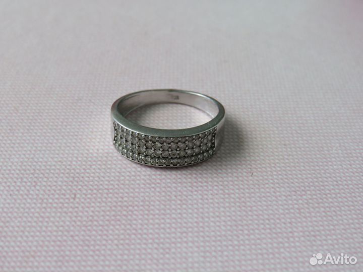 Серебряное кольцо Серебро 925 проба Клеймо