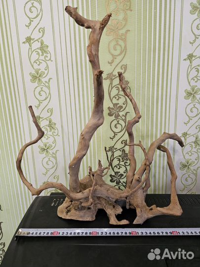 Коряга в аквариум