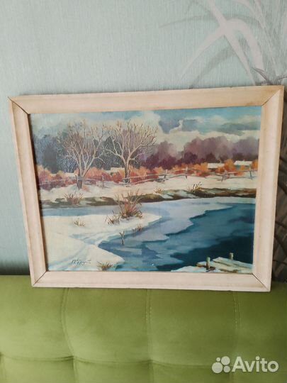 Картина маслом на холсте. П. Трусов