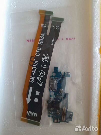 Samsung galaxy a31 плата зарядки и шлейф