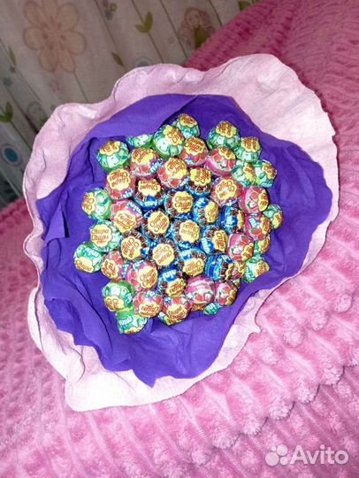 Букеты из чупа чупс