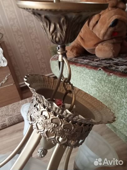 Люстра потолочная большая бу