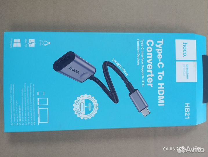 Type C - hdmi кабель переходник конвертер