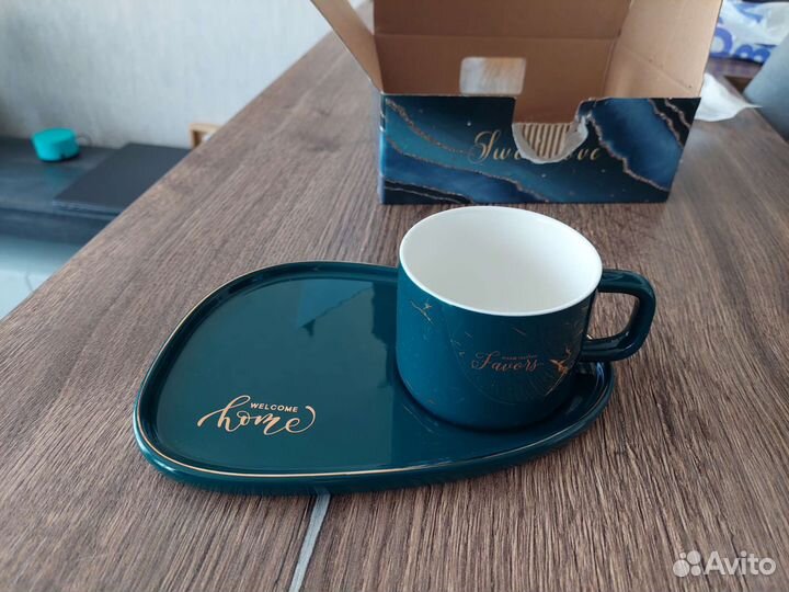 Набор кружка с блюдцем