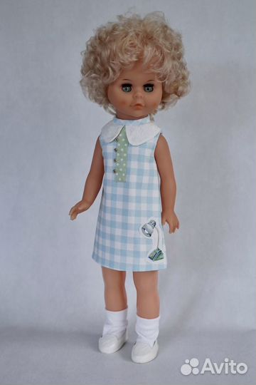 Платье для куклы ГДР плути 45см