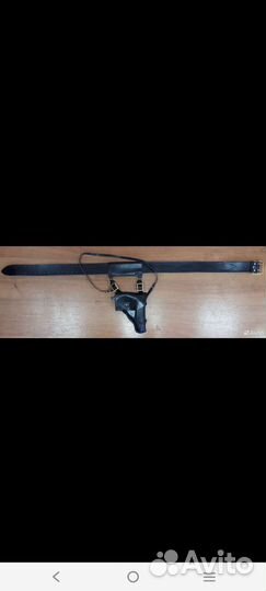 Портупея кожаная офицерская морская с кобурой СССР