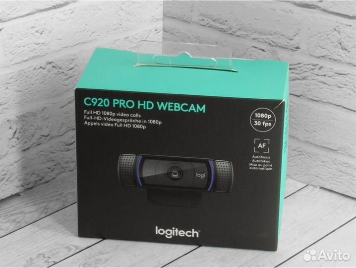 Вeб-камера Logitech HD Pro C920, черный (бу)