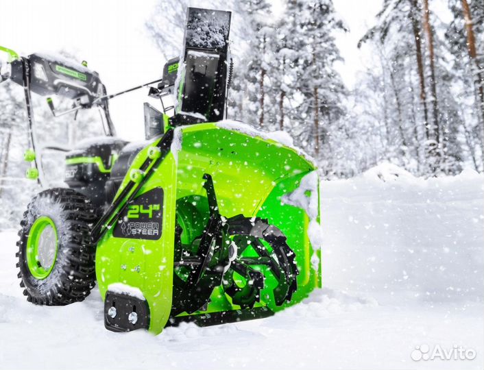 Снегоуборщик greenworks GD82ST56