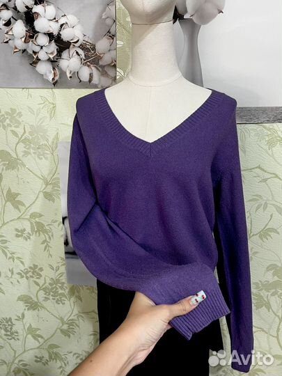 Пуловер с кашемиром