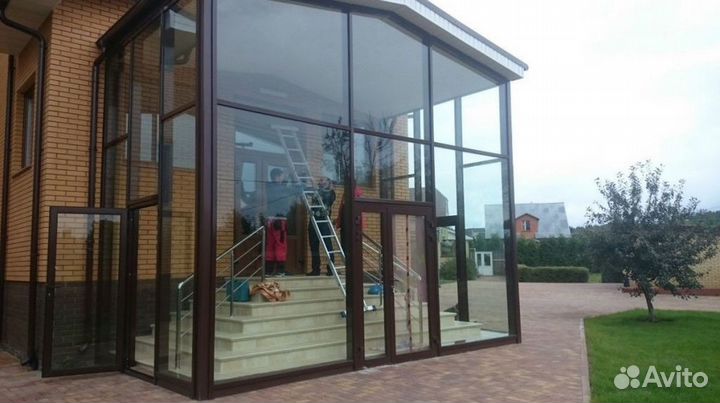 Дверь входная алюминиевая