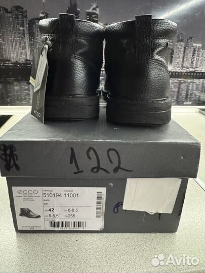 Полуботинки Ecco из натуральной кожи