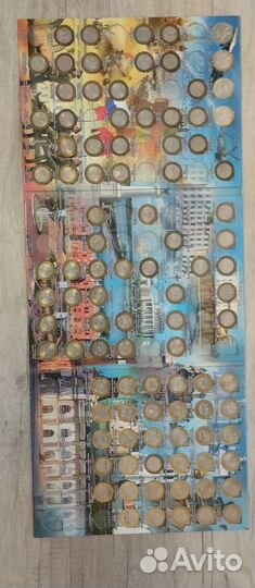 Альбом памятные биметаллические монеты России