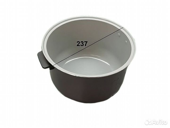 Чаша мультиварки Polaris D237мм H148мм P005599