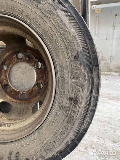 Шины 215 75 17.5 бу