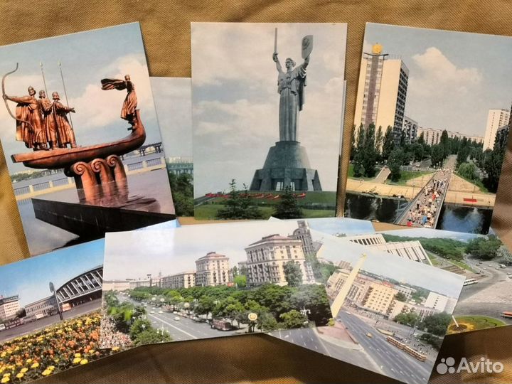 Набор открыток киев Аэрофлот СССР (авиареклама)