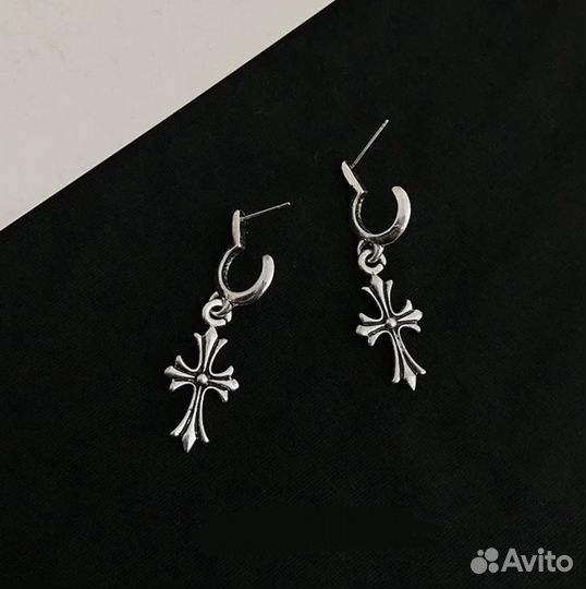 Серьги Chrome Hearts