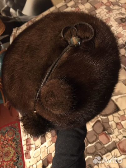 Норковая шапка новая
