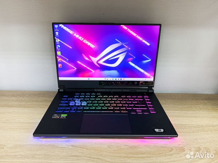 Игровой ноутбук Asus Rog Strix Ryzen 7-8 Ядер/RTX