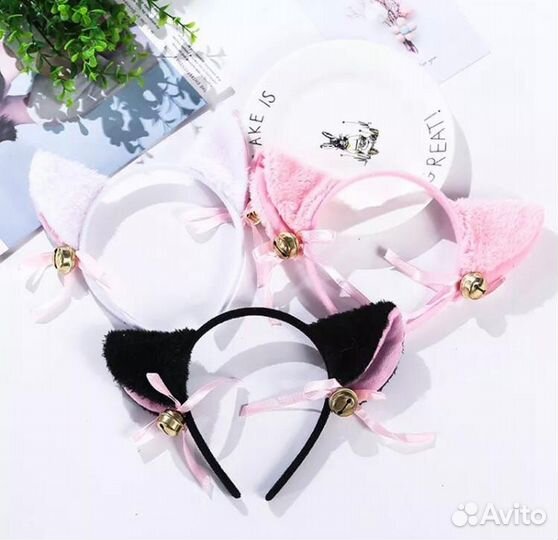 Ободок ушки кошки/кошачьи ушки/аниме