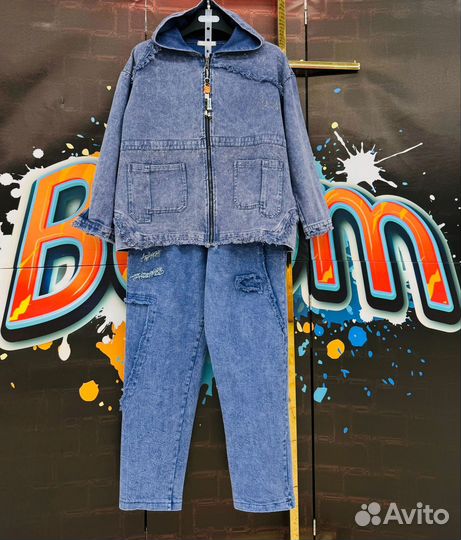 Костюм двойка женский, Korean, размеры до 58