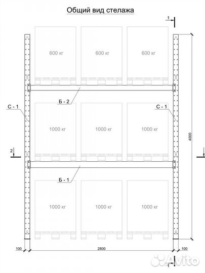 Стеллажи для поллетов