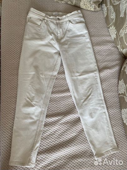 Джинсы белые mango sela