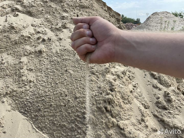 Песок речной, карьерный с доставкой