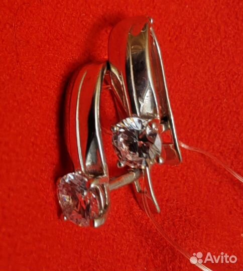 Серьги серебро