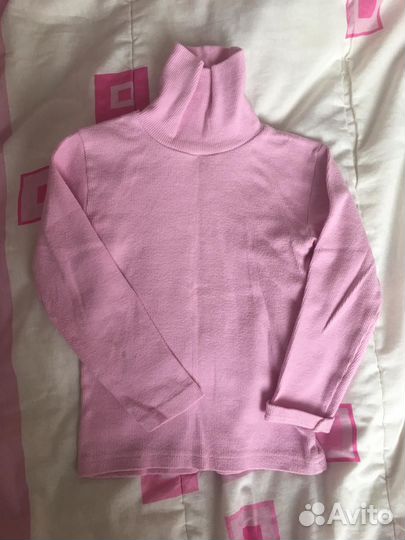 Водолазки для девочки. На 3-4 года