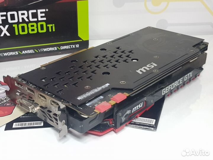 Видеокарта MSI GTX 1080 Ti 11Gb Gaming X