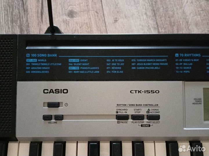 Синтезатор casio ctk-1550