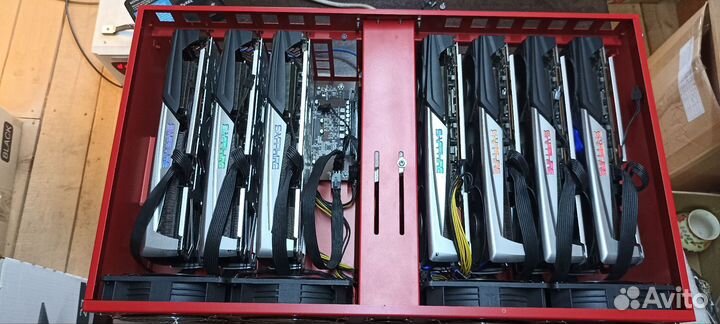 Ферма для майнинга, Риг на Radeon RX5700XT