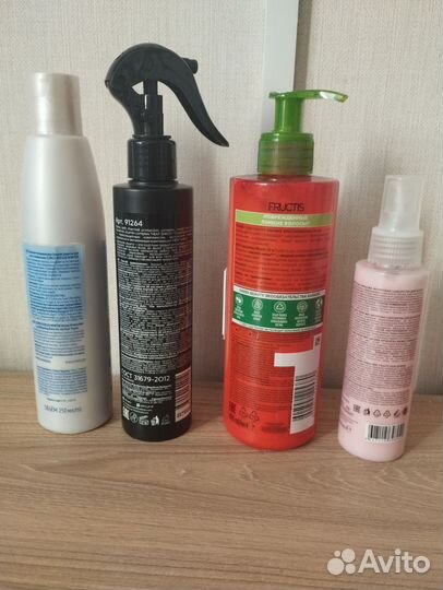 Средства для волос пакетом 4шт