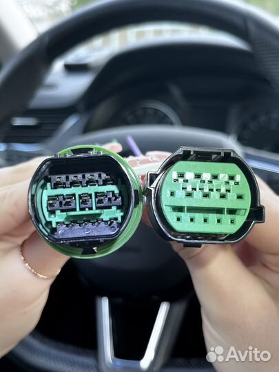 Ответная часть разъема для фары Hyundai Kia